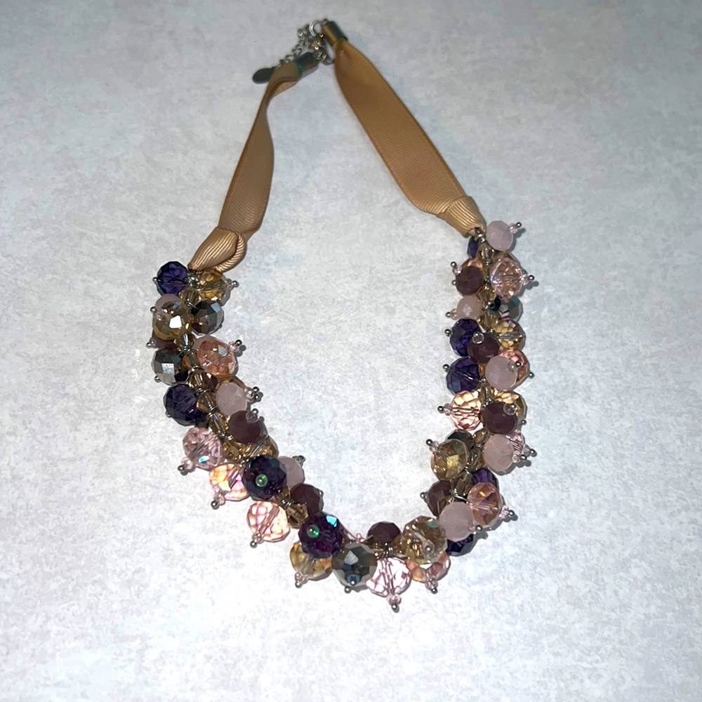 Pink and purple necklace